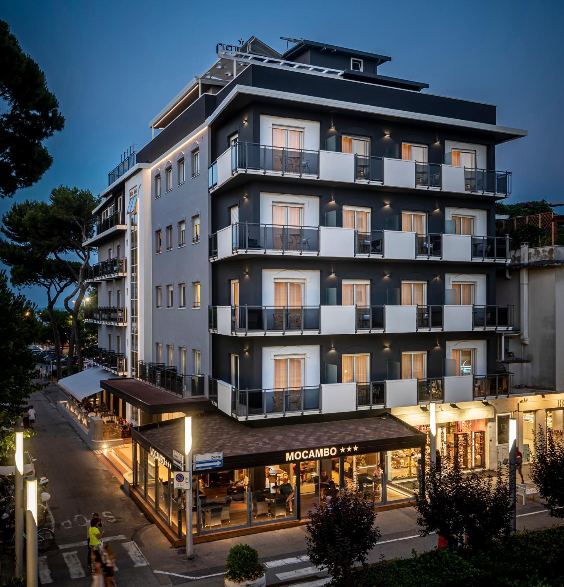 Hotel Mocambo Riccione Exteriör bild